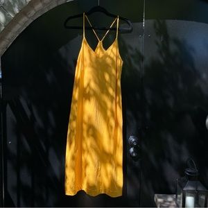 ❤️‍🔥 SOLD ❤️‍🔥 Zara yellow orange maxi dress